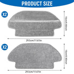 HASTHIP Microfiber Mop Cloth for Mi Robot Vacuum Mop P with 4pcs Set | Machine Washable