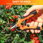 HASTHIP® Gardening Scissor 3Pcs - Thickened Stainless Steel Pruning Cutter Plants - Gardening Tools - Kit For Home Garden - Plant Cutter For Garden & Potted Plants - 20CM
