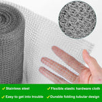 HASTHIP Stainless Steel Woven Wire Mesh for Fencing and Screening 12.7cm x 10m | Cuttable Fine Net