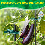HASTHIP® Plastic Plant Support Clips - 120 Pcs Plant Clips for Climbing Plants - Garden Plant & Vines Support Clips - Plant Support Clips for Supporting Stems & Vines Grow - Upright Climbing Clips