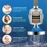 HASTHIP Shower Filter Replacement for Universal Shower Heads with 20 Stage Activated Carbon Core 20Pcs 6.1x6.9cm | Removes Chlorine and Heavy Metals