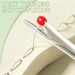 HASTHIP Needle Threader for Hand Sewing with Seam Ripper featuring Dual Head Design | Green