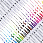 HASTHIP Fineliner Pen Set for Coloring and Calligraphy featuring 0.4 mm Tips & 36 Colors | Water-Based Non-Toxic Ink