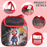 HASTHIP Kids Lunch Bag for School and Picnic featuring Insulated Lining & 23x13x23cm Size | Waterproof Nylon with Handle and Extra Pockets