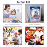 HASTHIP Diamond Painting Kit for Home Decor including 11.8x15.7in Owl Art | Gift for Kids & Adults