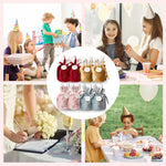 HASTHIP Gift Bags for Party Favors with 10x12.5cm Bunny Ear Drawstring | Soft Velvet Pouches