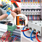 Ferrule Crimping Tool Kit with 1200PCS Wire End Ferrules & Crimper Plier, Wire Crimping Tool Kit Self-adjustable Ratchet Tool Set for AWG 23-7 Electrical Wire Connectors, 0.25-10mm²