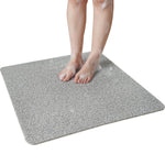 Non Slip Shower Mat, 23.6 x 23.6 inch Quick Drying PVC Loofah Bathmat, Easy Cleaning Shower Floor Mat for Shower, Tub, Bathroom, Wet Areas