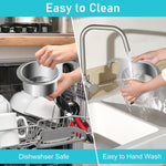 HASTHIP Kitchen Sink Strainer Basket for Residues with Triangular Swan Design | 304 Stainless Steel Mesh Filter