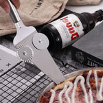 HASTHIP Pizza Cutter for Kitchen with Dual Wheels and Ergonomic Handle | Stainless Steel 2‑in‑1 Slicer and Shovel
