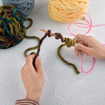 23Pcs Tunisian Crochet Hook Set, 11Pcs Afghan Long Crochet Hooks 2-8 mm & 12Pcs 3-10mm Carbonized Bamboo Afghan Crochet Needles with Cable, Colorful Afghan Crochet Hooks for Beginners