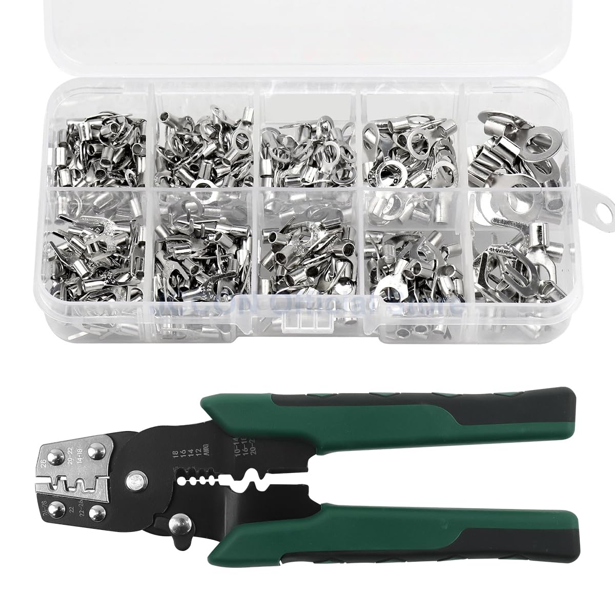 HASHITP 320 Wire Terminals with Crimping Tool