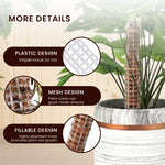 HASTHIP Moss Pole Stick for Climbing Plants with Fillable Design and Plastic Stakes | Includes 2 Poles