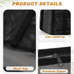 HASTHIP Mesh Shower Caddy for Dorm and Gym Essentials with 4 Pockets and Quick‑Dry Fabric