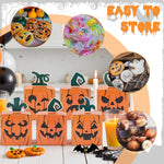 HASTHIP Halloween Candy Box for Party Treats featuring Fold‑Up Square Design 24 pcs 9.6×5.3×5.3 cm | Recyclable Paper Material