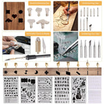 HASTHIP Pyrography Wood Burning Pen Kit 75PCS 2 in 1 60W with Adjustable Temperature | DIY Engraving and Craft Tool