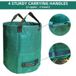 HASTHIP Garden Waste Bag for Yard Cleanup with Reinforced Handles 300L 3PCS | 80 Gallon Capacity