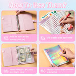 HASTHIP Money Saving Challenge Binder with 100 Envelopes for $5050 Savings | Reusable Planner