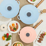 HASTHIP Silicone Lids for Bowls and Pots featuring Dual Ears | 5 Sizes 4–12 in BPA‑Free Silicone
