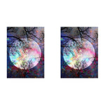 HASTHIP® Diamond Painting Kit 30 x 40cm Bright Moon 5D for Adults Kids Art Wall Hangings Super Night Scene Home Decor 2PCS