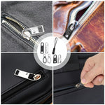 HASTHIP Zipper Puller Set for Jackets Bags and Luggage featuring 32 pcs PVC Tabs | Easy Detachable Repair Kit