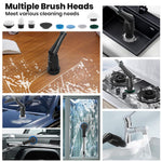 HASTHIP® Electric Cleaning Brush with Adjustabel Handle & Angle