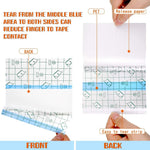 HASTHIP® 50 Piezas Apósitos Transparentes Impermeables 4x4 Pulgadas,Película de PU Adhesiva para Curación de Heridas,Cuidado Tatuajes Mascotas o Personas Film Protector Transpirable y