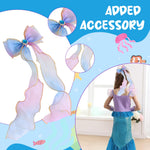 HASTHIP® Mermaid Dress for Girls - Little Mermaid Costume for Girls with Bag Princess Dresses for Girls Gift Birthday Party