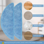 HASTHIP Mop Cloth Replacement for Ecovacs Deebot U2 Pro featuring 8PCS Washable Microfiber Pads