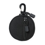 HASTHIP® Bolsa con Cremallera Multifuncional,Mochila pequeña organizadora de Accesorios,Estuche para Auriculares de Tela Oxford Resistente con Gancho conexión rápida Ideal para Viaje y Uso