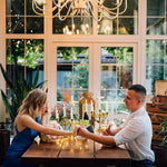 HASTHIP Candle Stand for Home Decor with 5 Arm Candelabra Design in Golden Metal | Dining Table Centerpiece