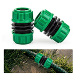HASTHIP 2Pcs Garden Hose Pipe Connector for Gardening with 1/2 in Quick Fit ABS Adapter Set | Leakproof Watering Accessory
