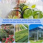 HASTHIP Automatic Garden Watering System for Plants with 15m Pipe and Tee Connector | PE Slow Drip Irrigation Kit