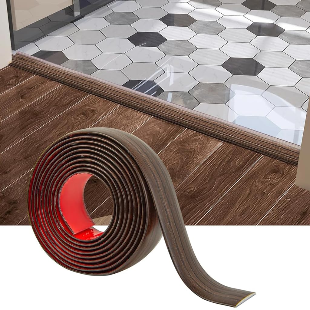 Floor Transition Strip Self-adhesive PVC Transition Tape 47.2 inches x ...