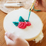 HASTHIP Embroidery Punch Needle Kit for DIY Crafting with Wooden Handle Tools | 35 Pcs Set
