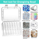 HASTHIP Jewelry Organizer Box Set for Earrings and Crafts with 15 Mini 5.5x5.5x2cm Boxes
