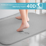 HASTHIP Bathroom Floor Mats Set for Bathroom and Kitchen with 3 Sizes | Memory Foam Anti Slip Quick Dry Mats