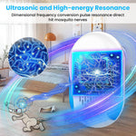 HASTHIP Ultrasonic Pest Repeller for Indoor Use with Dual Frequency Modes and Blue LED | Child & Pet Safe Plug‑in Control