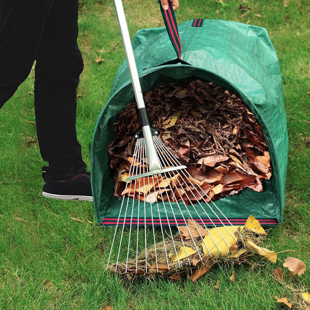 HASTHIP Garden Waste Bag for Leaf Collecting featuring 200L Capacity and Dustpan Shape | Reusable PP
