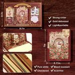 HASTHIP Vintage Journal Kit for Scrapbooking and Gifting with 67 Pcs Set | Fairytale Garden Theme