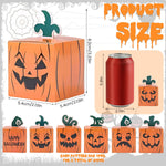 HASTHIP Halloween Candy Box for Party Treats featuring Fold‑Up Square Design 24 pcs 9.6×5.3×5.3 cm | Recyclable Paper Material