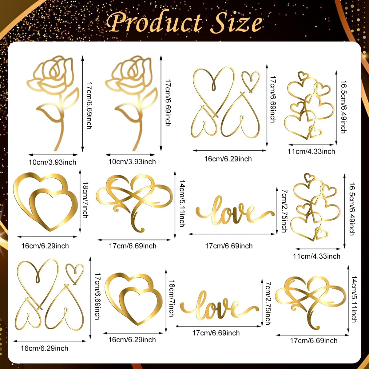 HASTHIP Wedding MR MRS Cake Toppers for Cake Decoration featuring Zinc Alloy Material