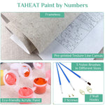 HASTHIP Paint by Number Kit for Adults with 3X Magnifier Card | 16x20 in Acrylic Canvas
