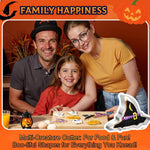 HASTHIP Halloween Cookie Cutters Set for Baking with 7pcs Stainless Steel Molds | Fun Shapes