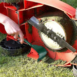 HASTHIP Lawn Mower Cleaning Scraper for Grass Build Up | 16 inch Metal Blade with Anti Slip Handle