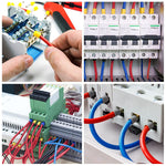 HASTHIP Ferrule Wire Crimp Connector Kit for Wiring Projects with 1200pcs Copper Terminals