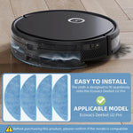 HASTHIP Mop Cloth Replacement for Ecovacs Deebot U2 Pro featuring 8PCS Washable Microfiber Pads
