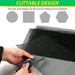 HASTHIP Flower Pot Hole Mesh Pad 5 pcs 7.8 x 11.8 in for Garden Drainage | Glassfiber Filter Liners