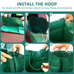 HASTHIP Garden Waste Bag for Yard Cleanup with Reinforced Handles 300L 3PCS | 80 Gallon Capacity