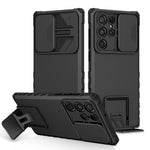 HASTHIP® Zitronix for Samsung Galaxy S22 Ultra Case, Magnetic Compatible, Slide Camera Lens Cover, Military-Grade Shockproof Protection, Kickstand Stand Cover, Anti-Scratch, Full Body Protective Case